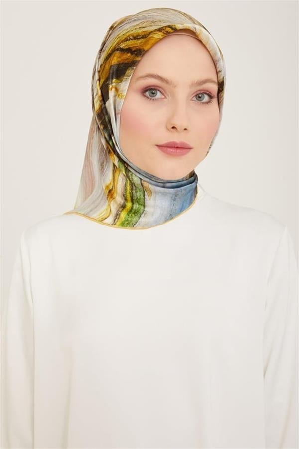 Armine Sura İpek Eşarp 9102-36