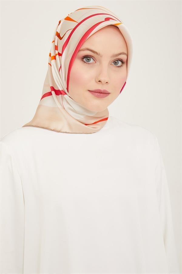 Armine Sura İpek Eşarp 9115-02