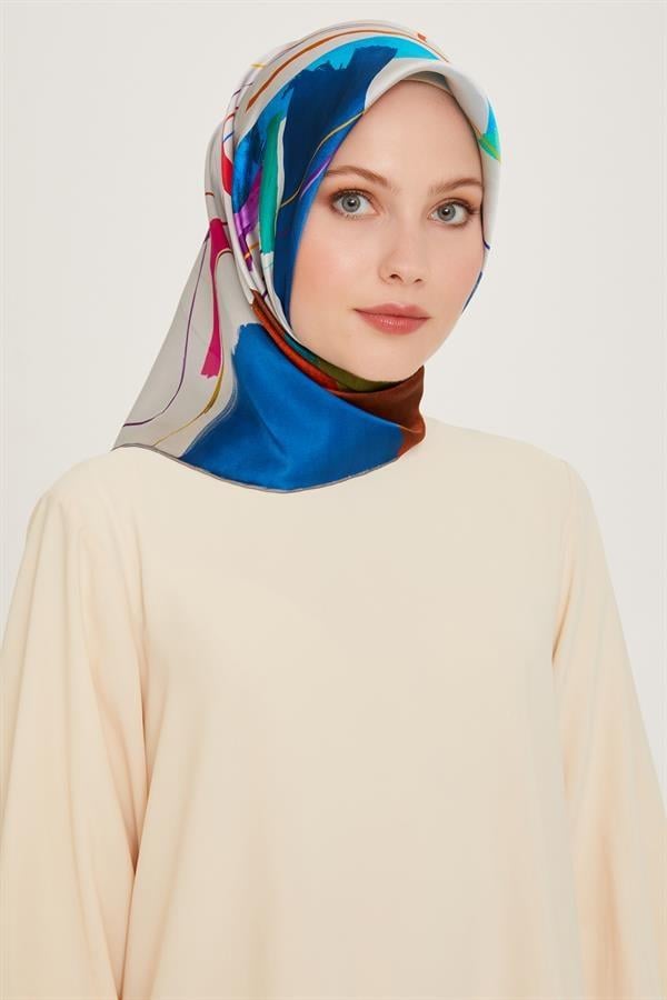Armine Sura İpek Eşarp 9241-05