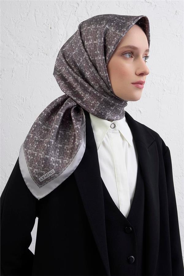 Armine Sura İpek Eşarp 9405-33