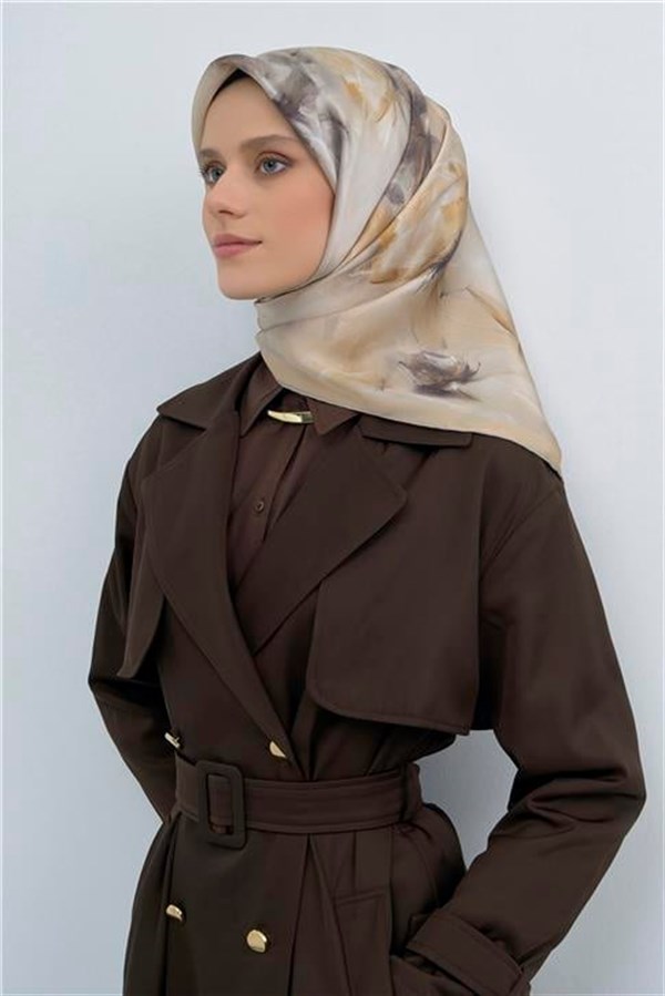 Armine Yeni Sezon 2026 Saf İpek Sura Eşarp 9515D 85