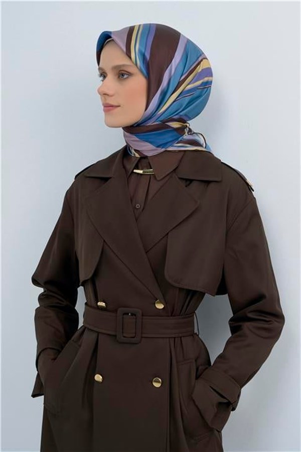 Armine Yeni Sezon 2026 Saf İpek Twill Eşarp 9514D 85