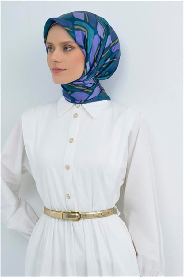 Armine Yeni Sezon 2026 Saf İpek Twill Eşarp 9504D 50