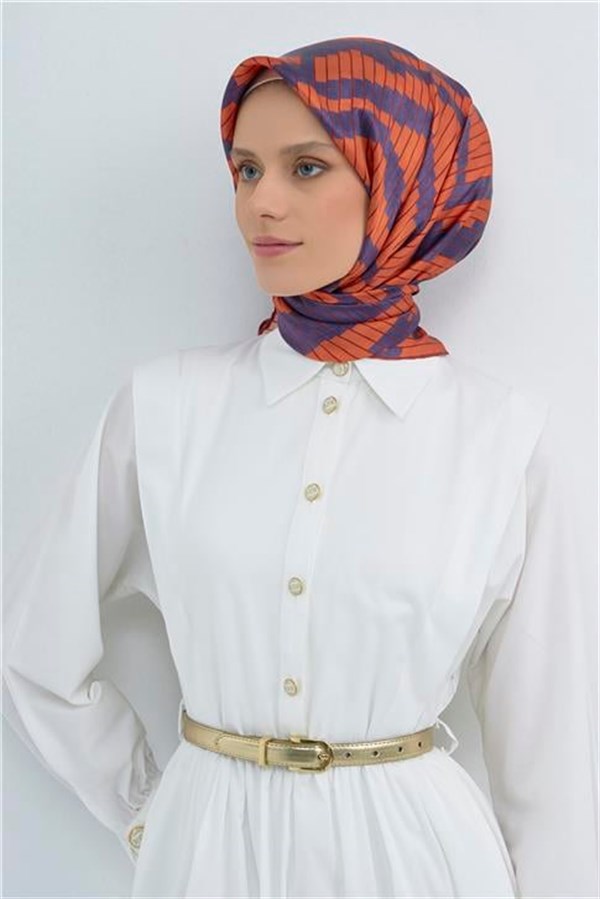 Armine Yeni Sezon 2026 Saf İpek Twill Eşarp 9525D 61