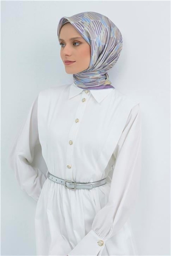 Armine Yeni Sezon 2026 Saf İpek Twill Eşarp 9533D 02