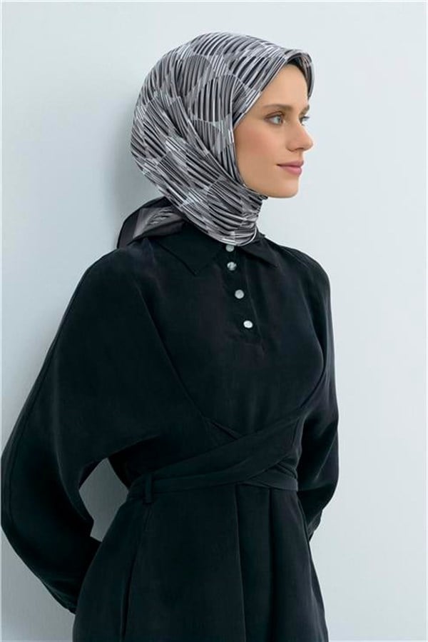 Armine Yeni Sezon 2026 Saf İpek Twill Eşarp 9533D 55