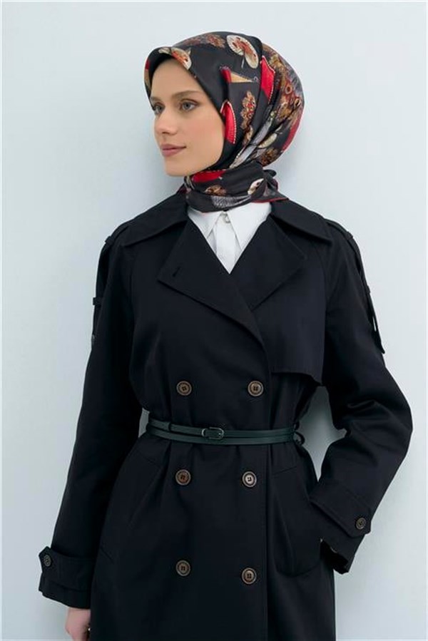 Armine Yeni Sezon 2026 Saf İpek Twill Eşarp 9532D 84