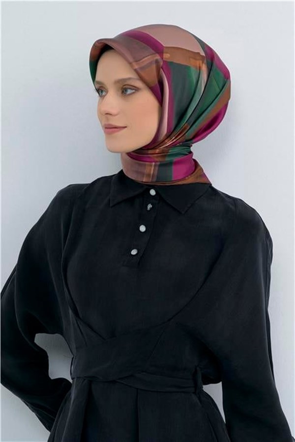 Armine Yeni Sezon 2026 Saf İpek Twill Eşarp 9510D 84
