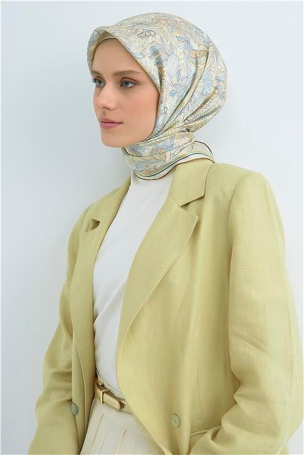 Armine Yeni Sezon 2026 Saf İpek Twill Eşarp 9508D 80