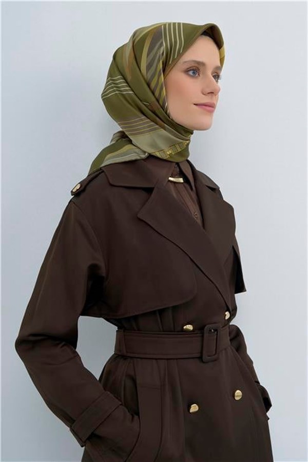 Armine Yeni Sezon 2026 Saf İpek Twill Eşarp 9521D 31