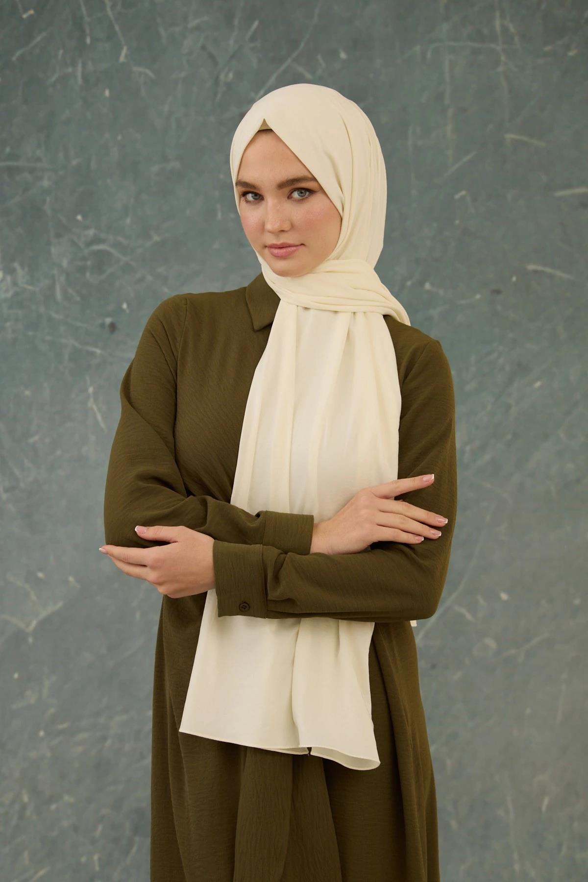 Ekru Yok Şal - 10000-06