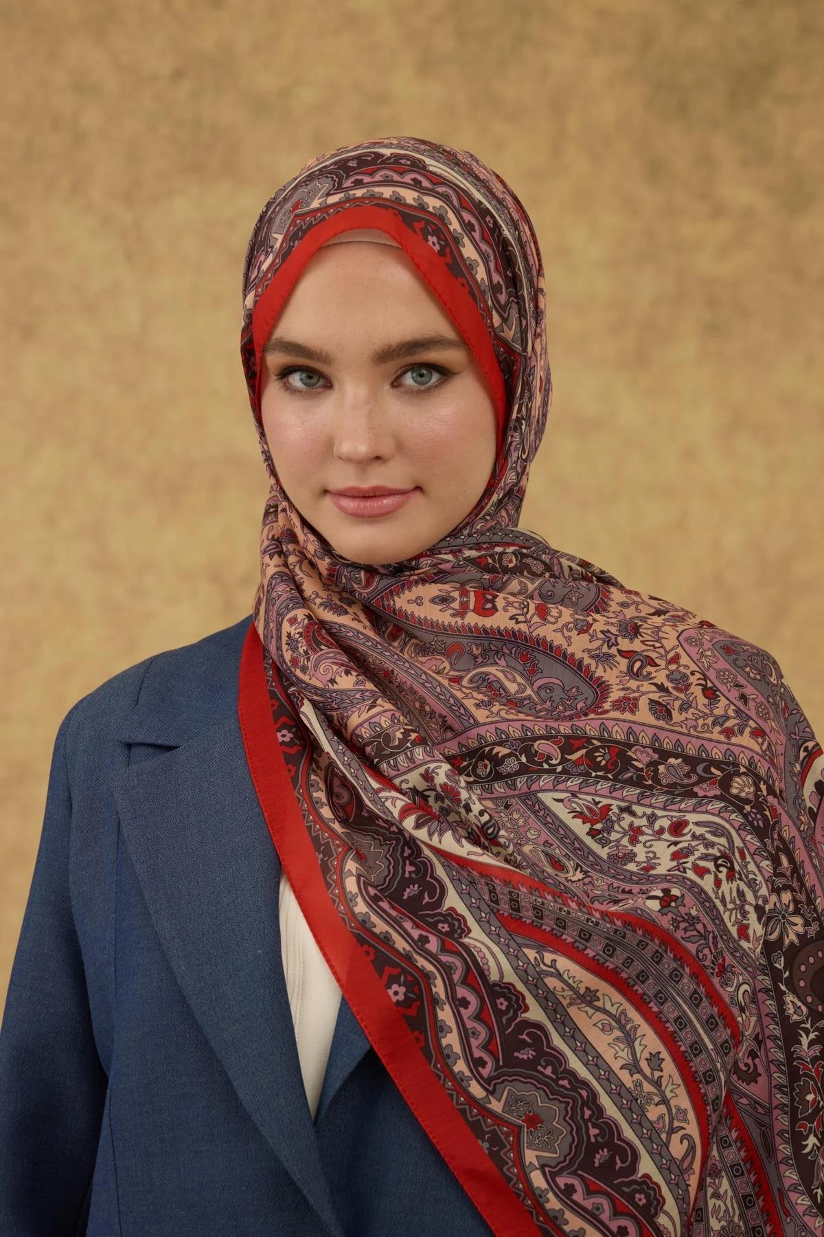 İpekhan Soft Şal Kırmızı 3053-08