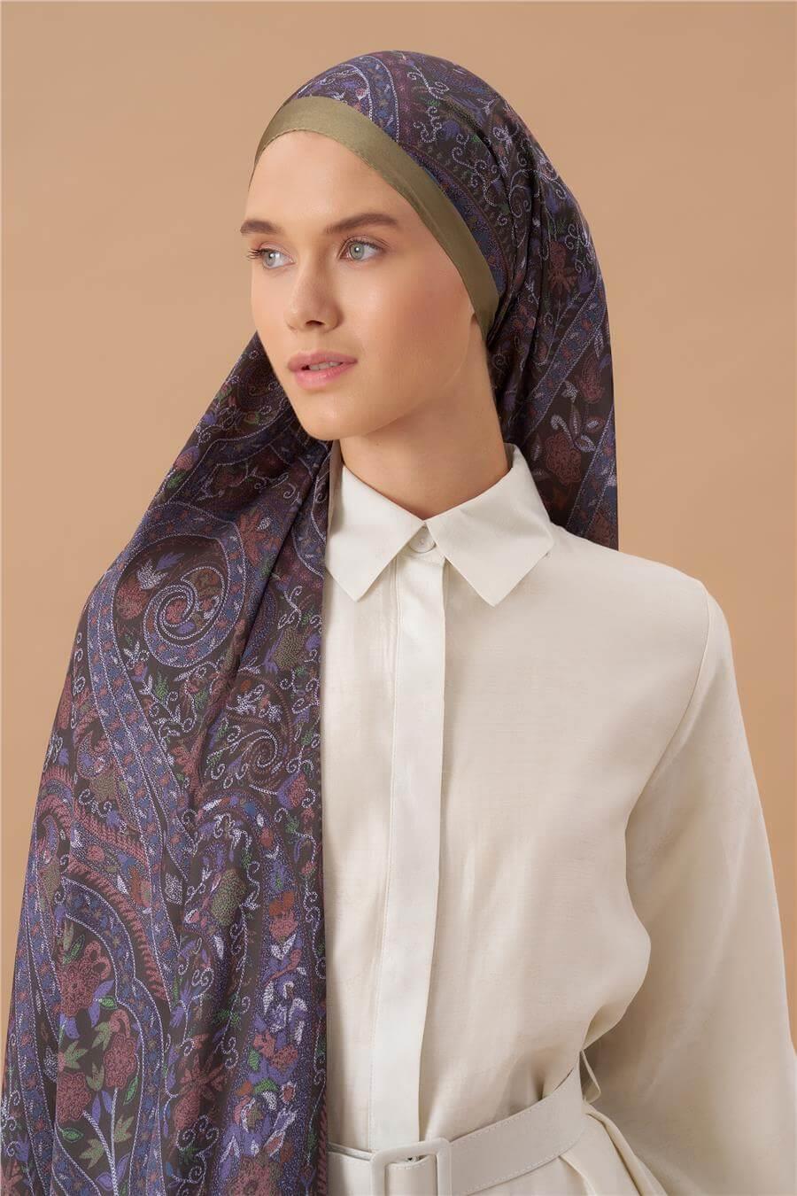 Jardin Secret Collection Hint Vual İpek Şal 5011-16