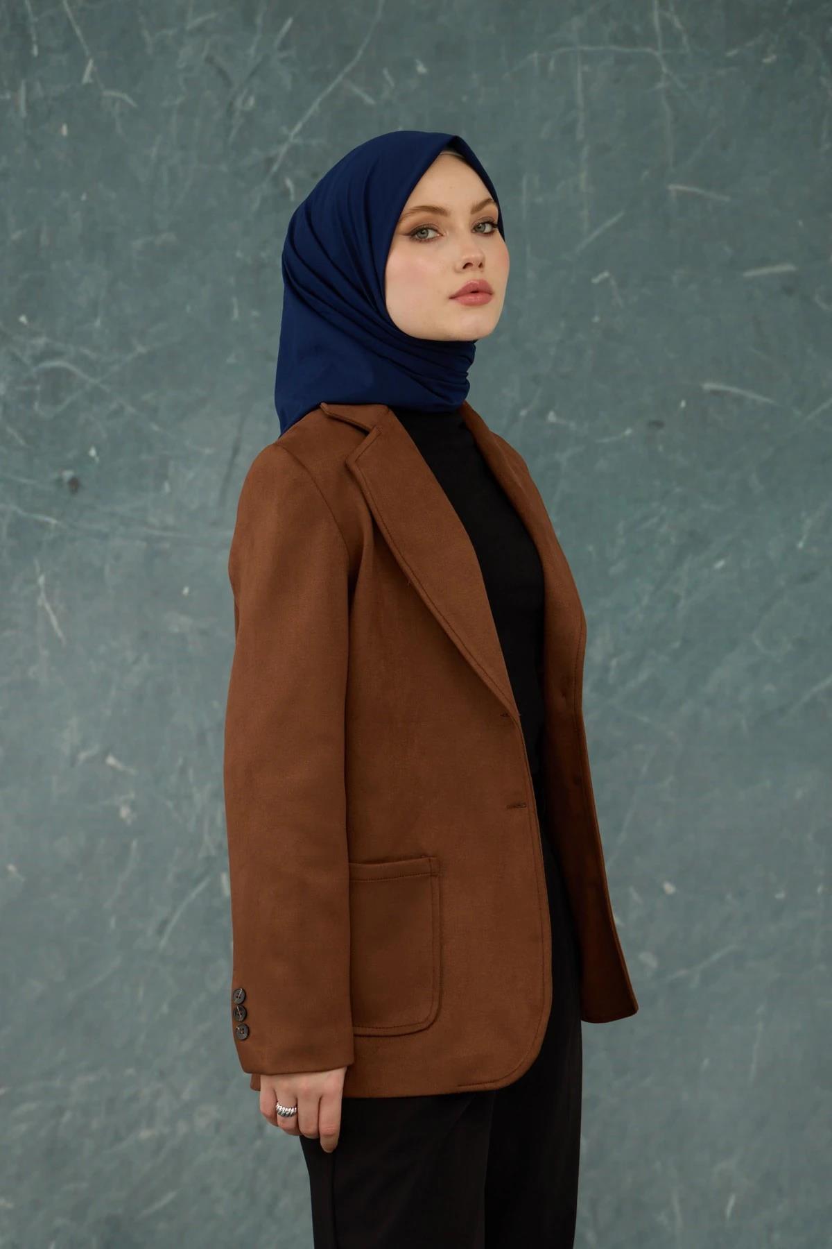 Lacivert Comfy Yok Eşarp - 10001-17