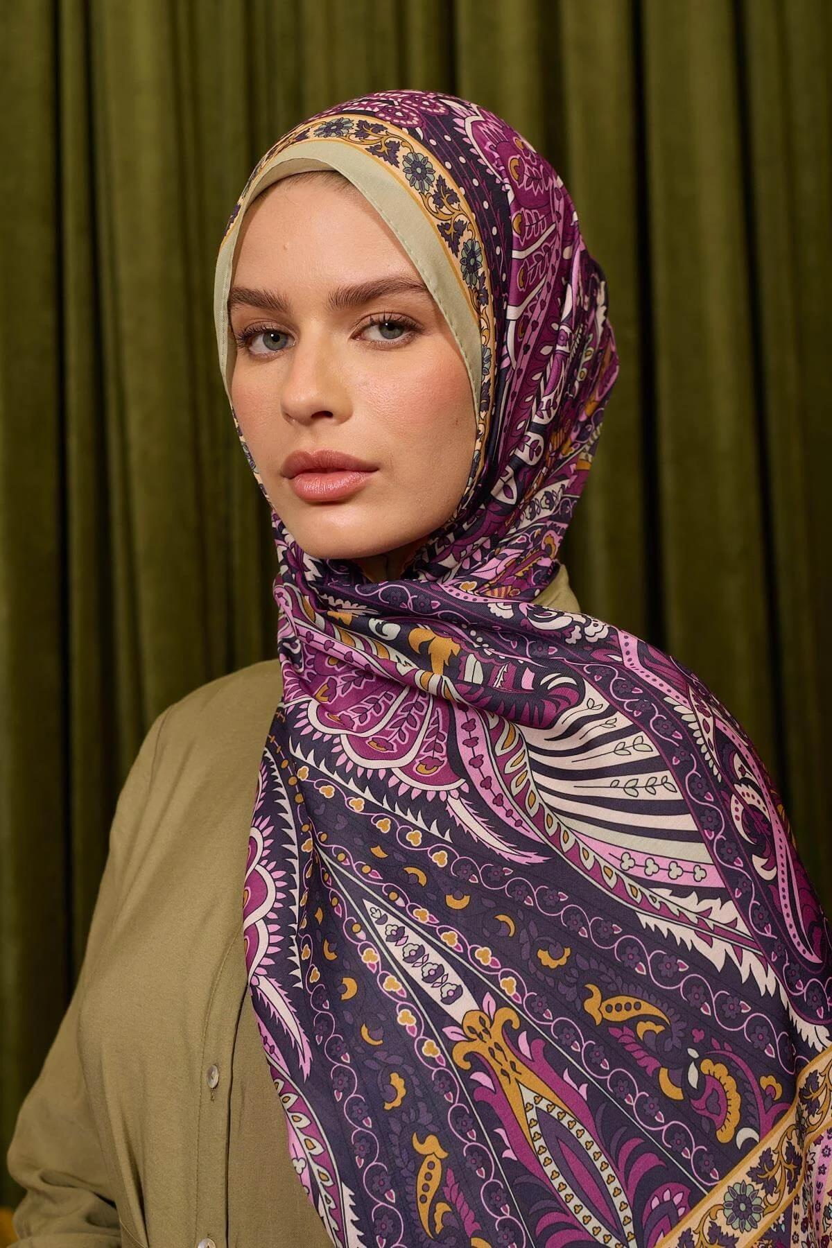 Marrakech Koleksiyon Soft Şal Mor Pembe 3047-03