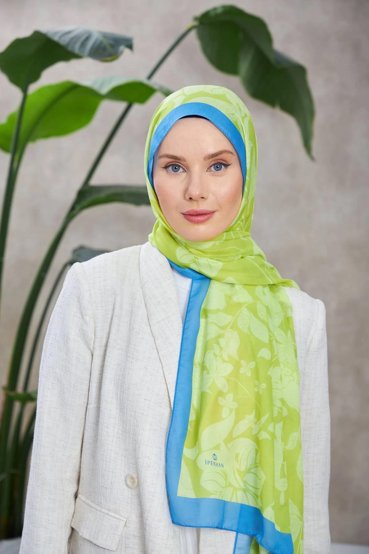 Nature Fulya Soft Şal Fıstık Yeşili 3041-10