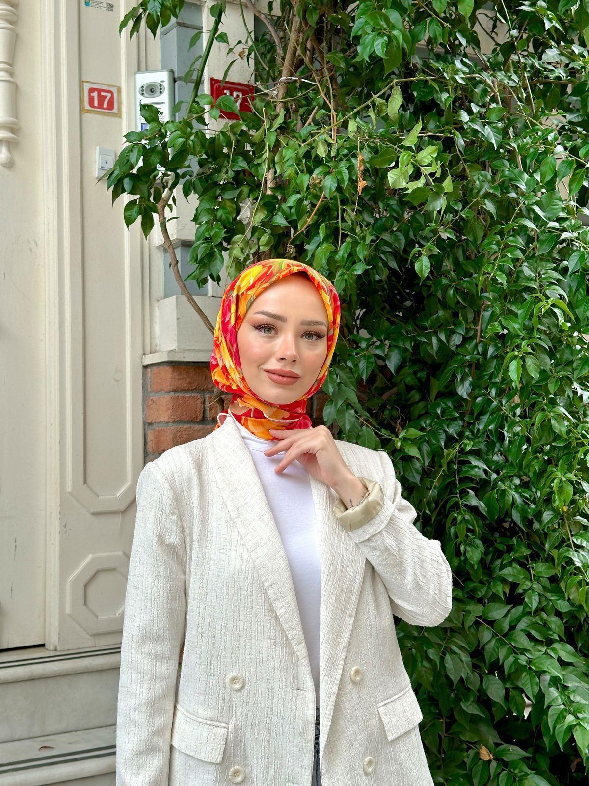 Pera Soft Eşarp Kırmızı 1148-13