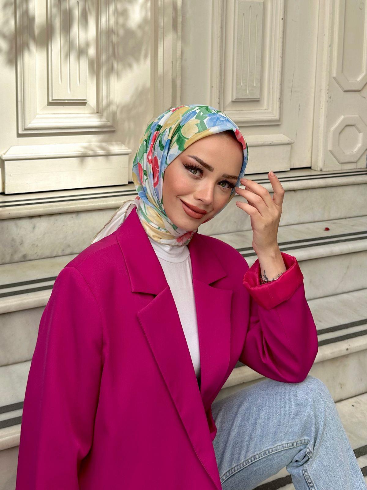 Pera Soft Eşarp Pudra 1148-03