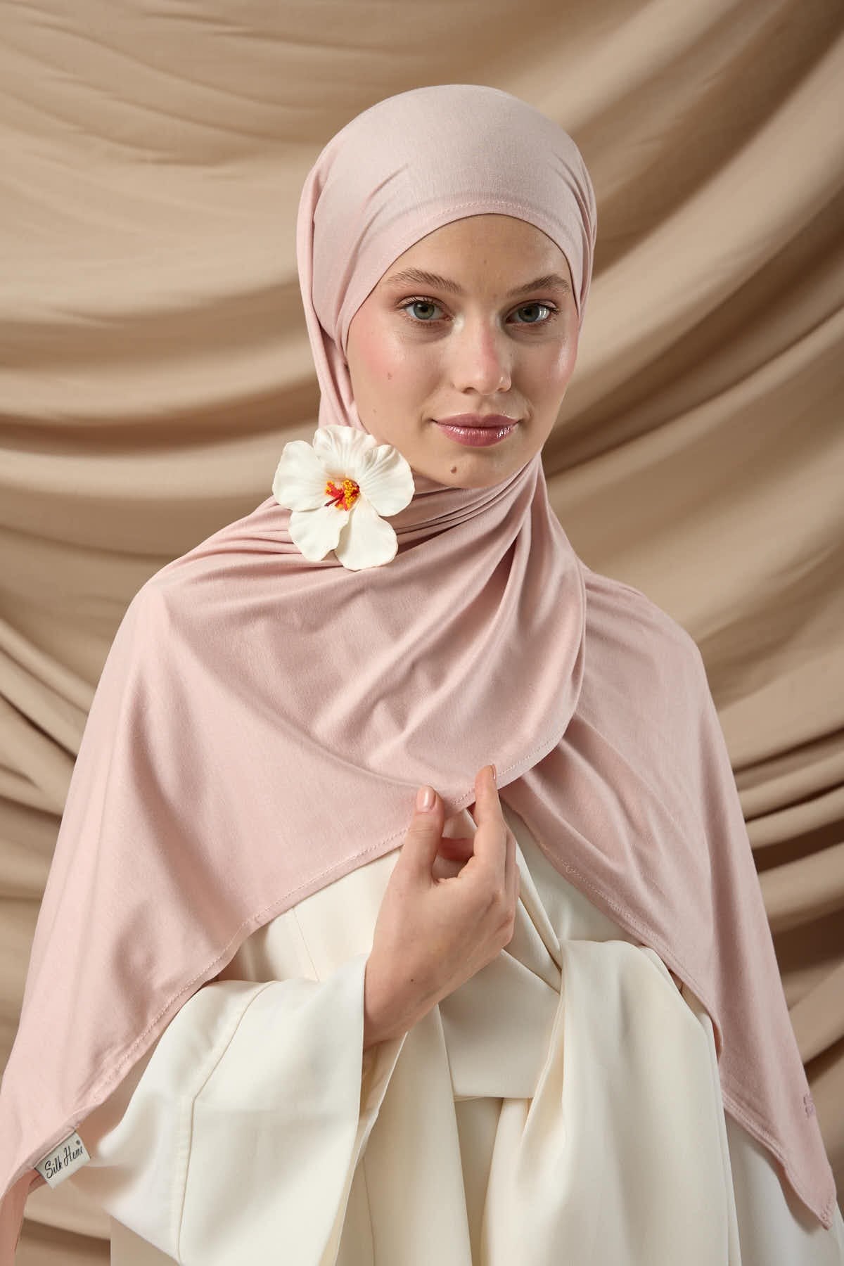 Premium Penye Şal 65002-13 Pudra