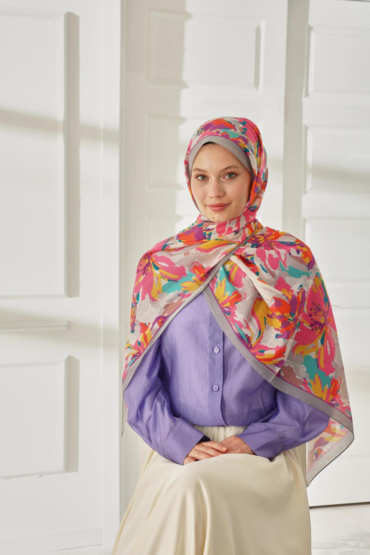 Silk Home Desenli Soft Şal 70023-01