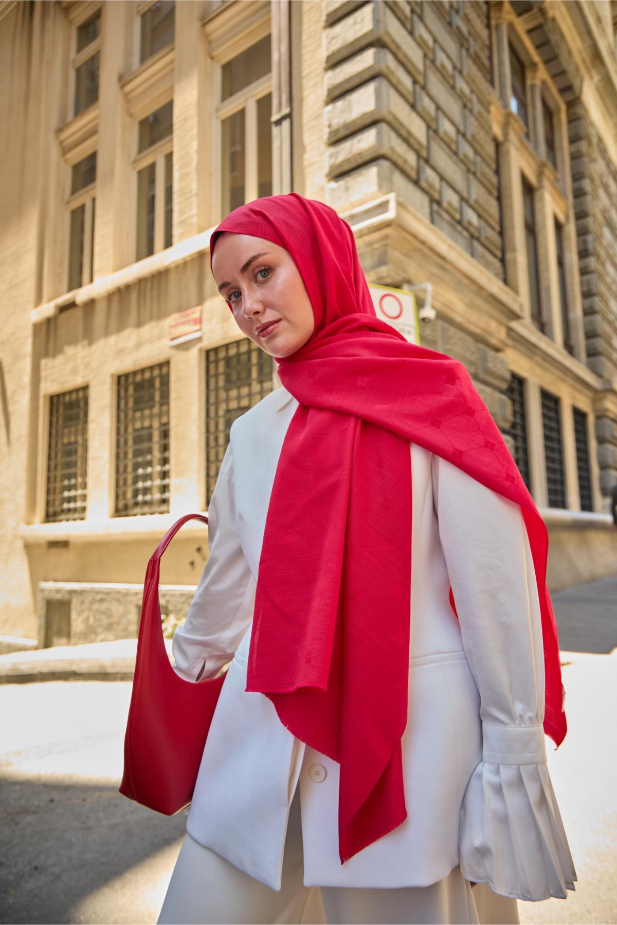 Silk Home Monogram Pamuk İpek Şal 461001-09