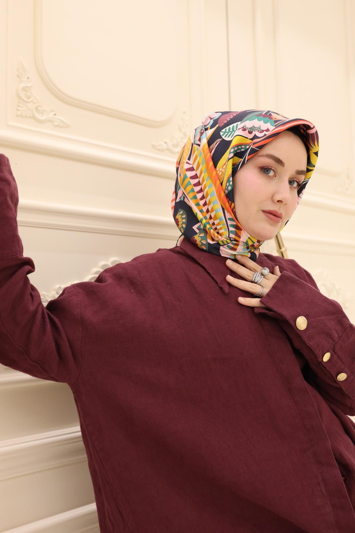 Silk Home Twill İpek Eşarp 11461-11