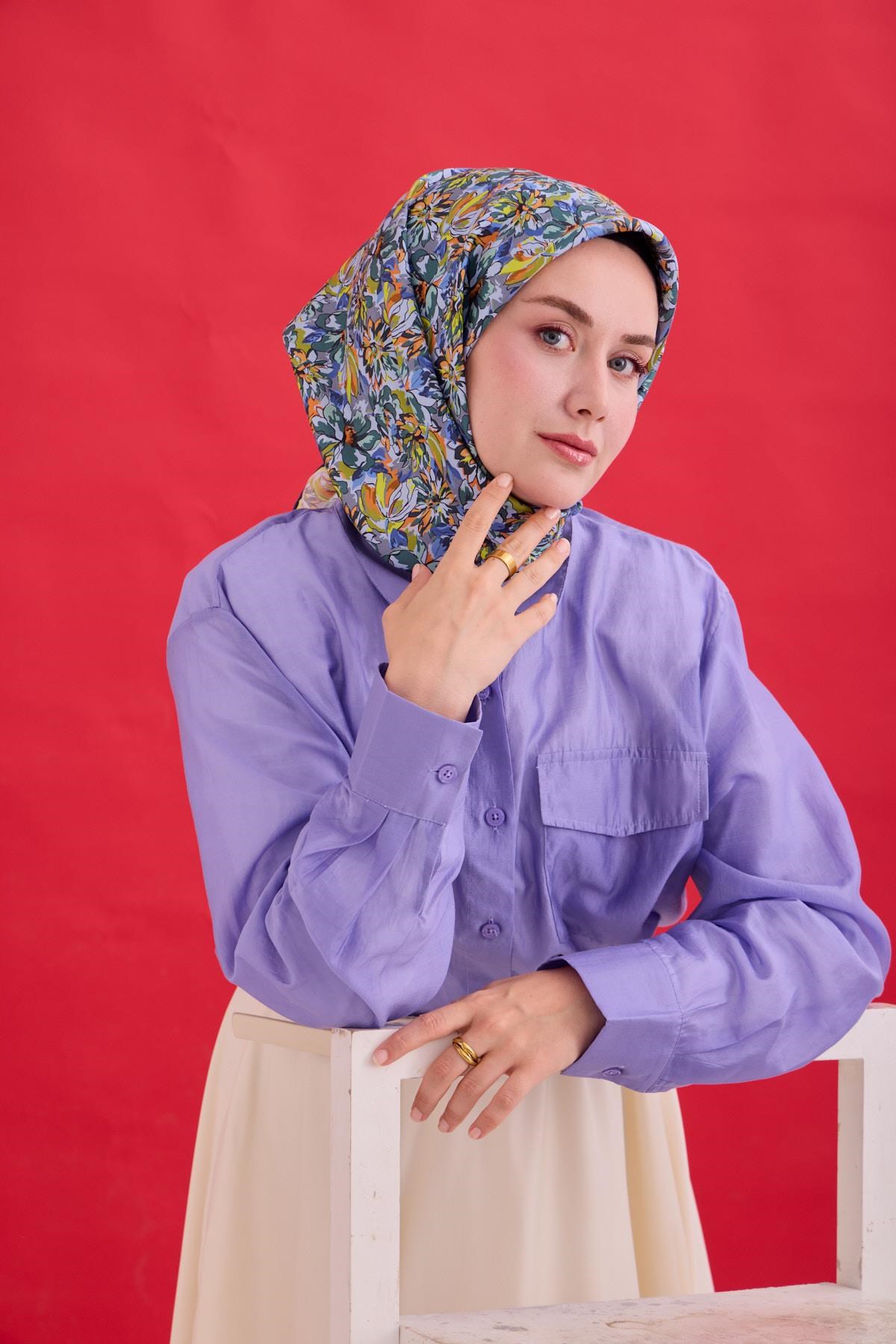 Silk Home Twill İpek Eşarp 11477-27