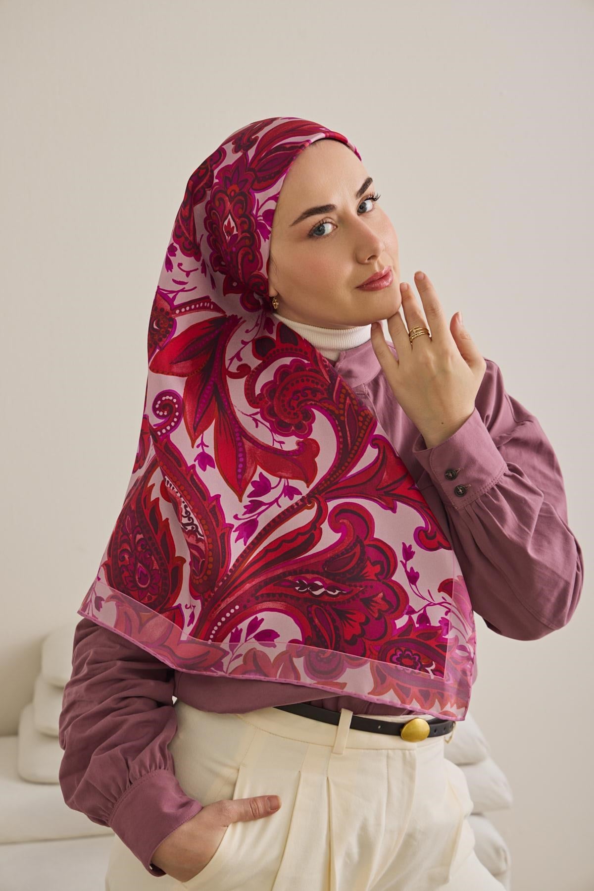 Silk Home Twill İpek Eşarp 11504-22