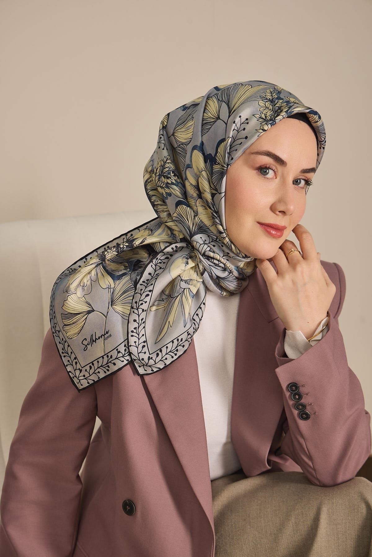 Silk Home Twill İpek Eşarp 11510-07
