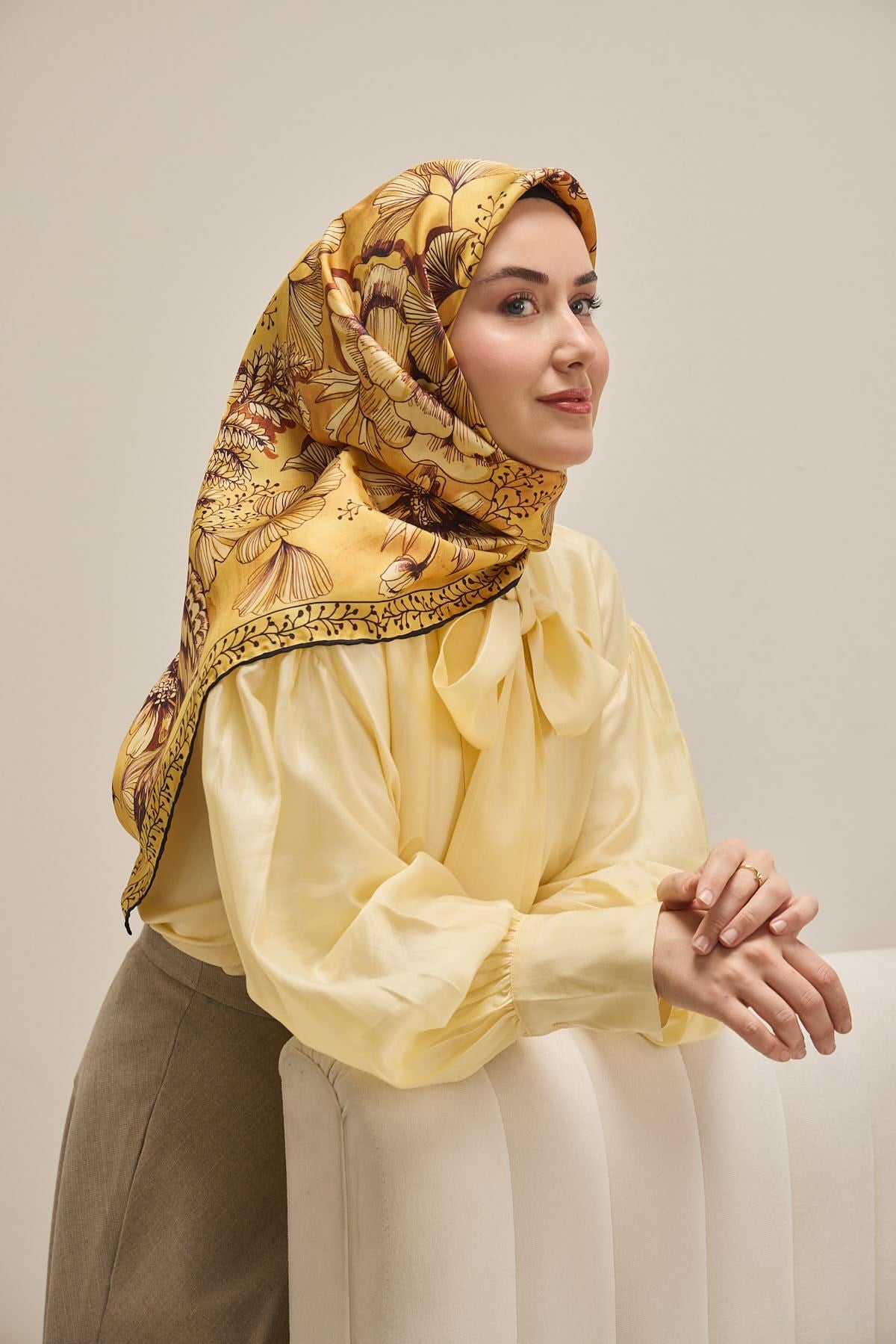 Silk Home Twill İpek Eşarp 11510-17