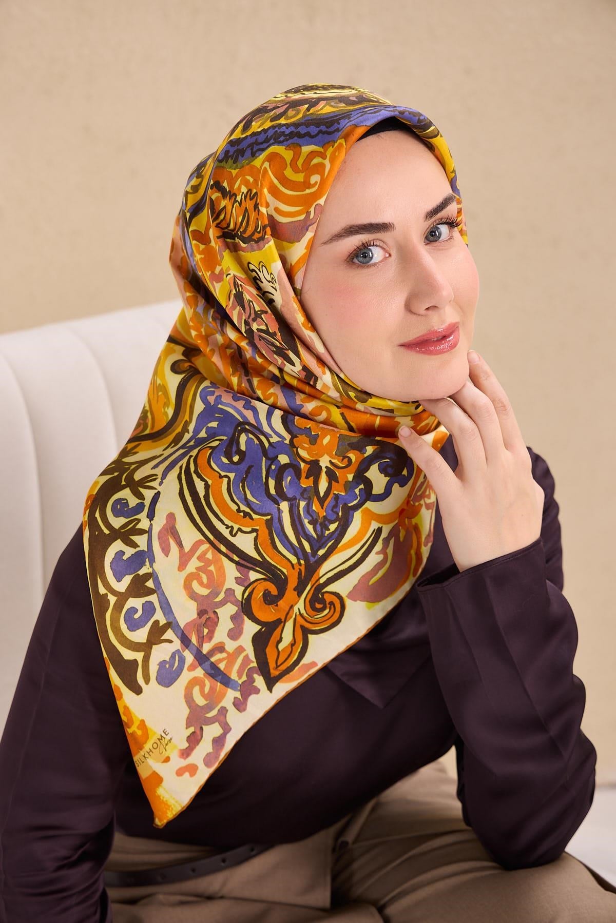 Silk Home Twill İpek Eşarp 11512-01