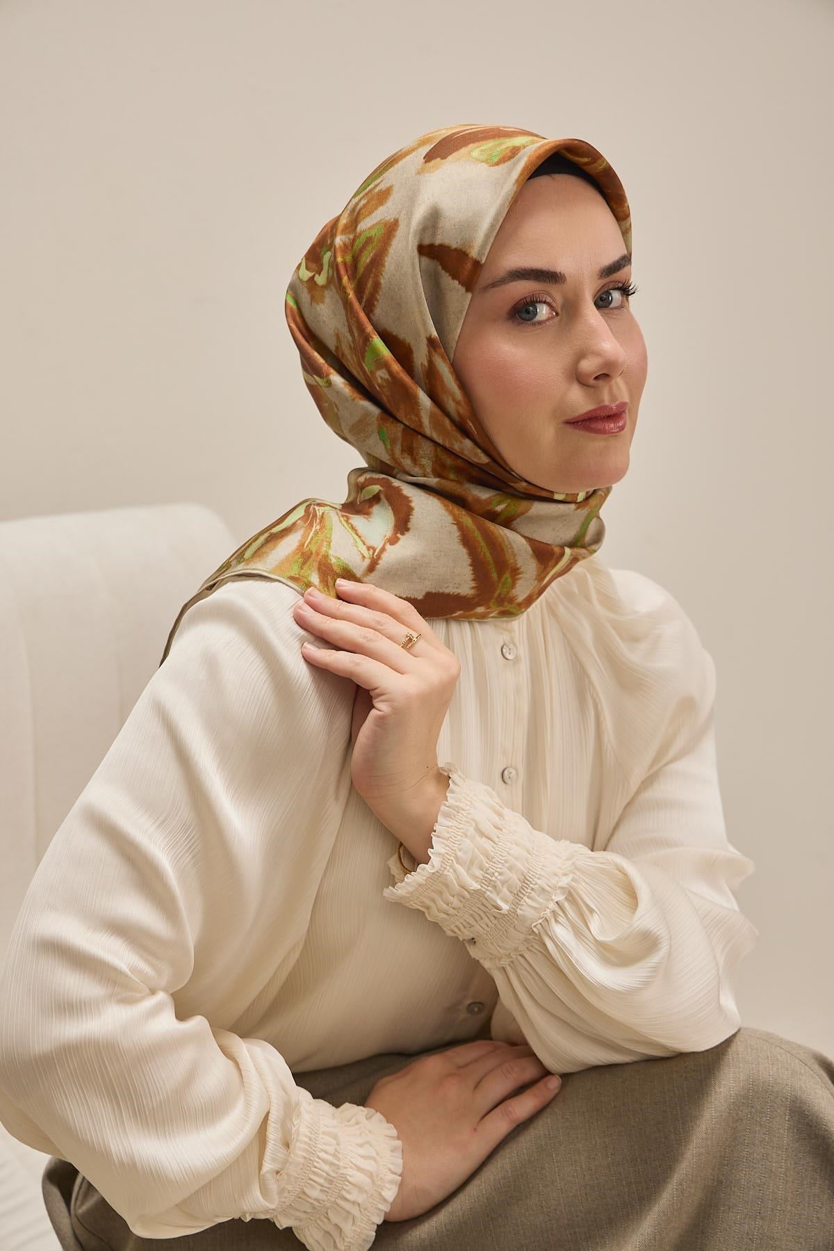 Silk Home Twill İpek Eşarp 11513-14