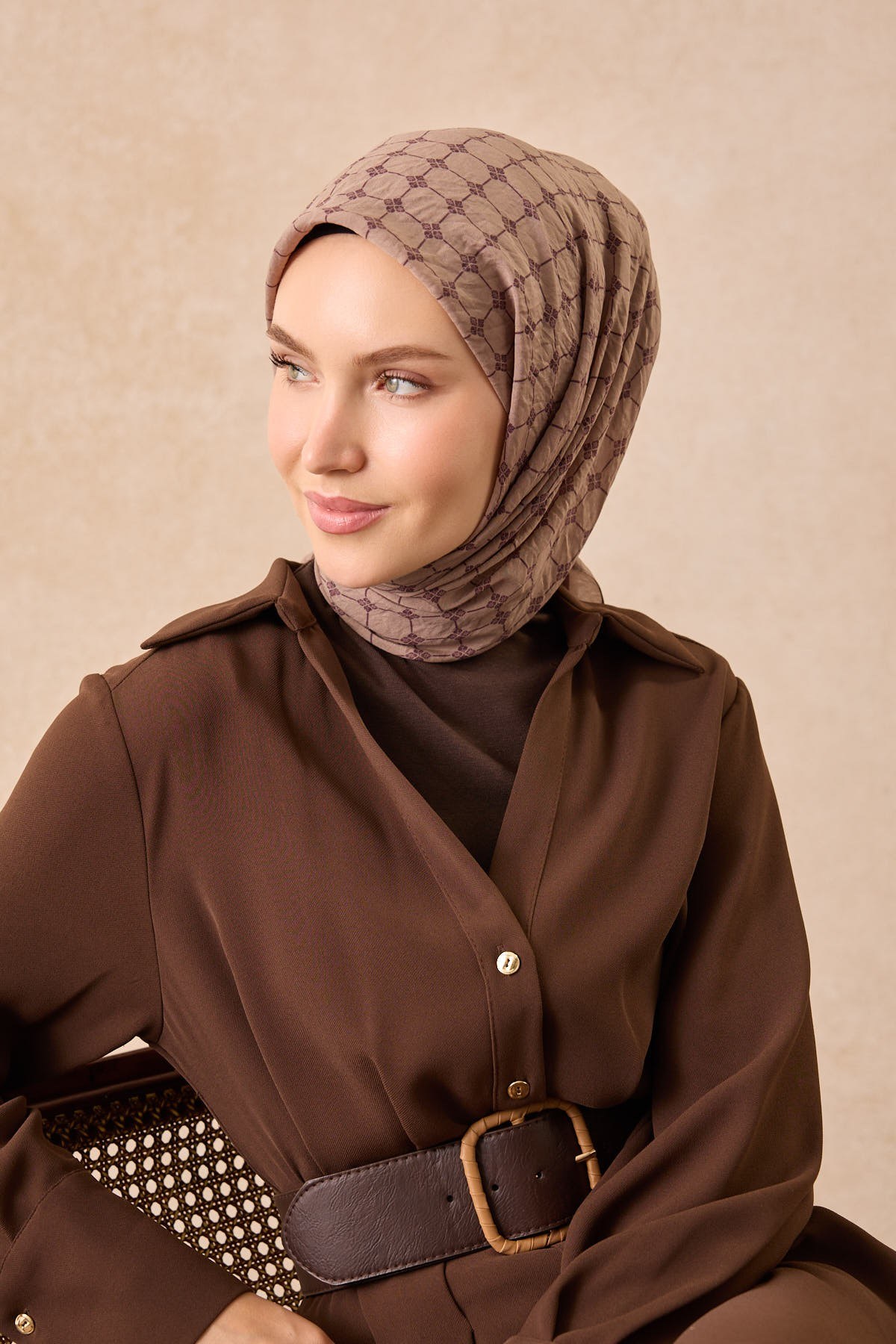 Silkhome Olinda Eşarp Sütlü Kahve