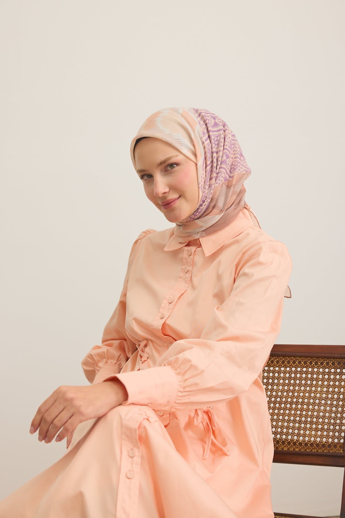Soft Eşarp Urban Patch Mocha Mousse