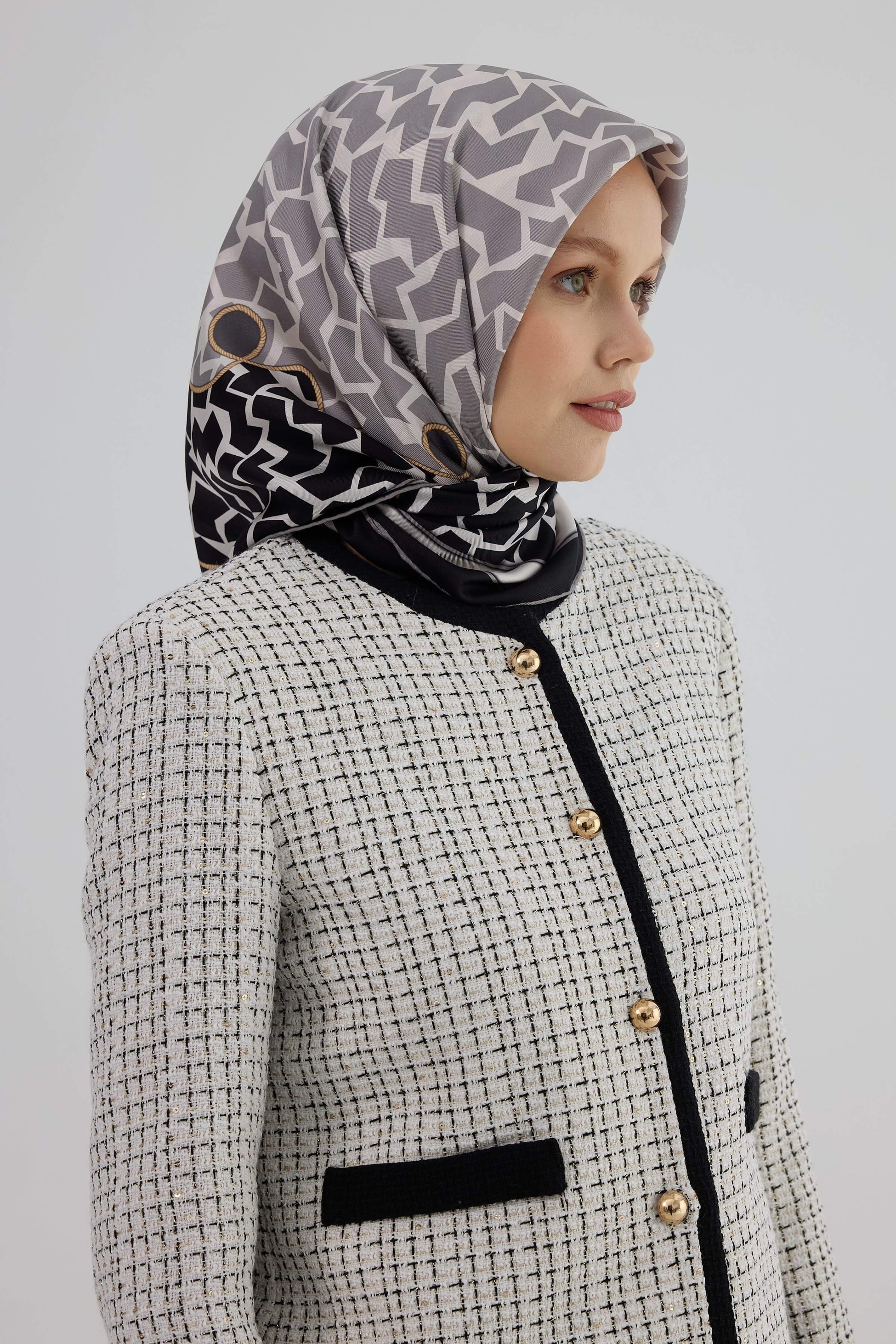 Twill İpek Eşarp 53002