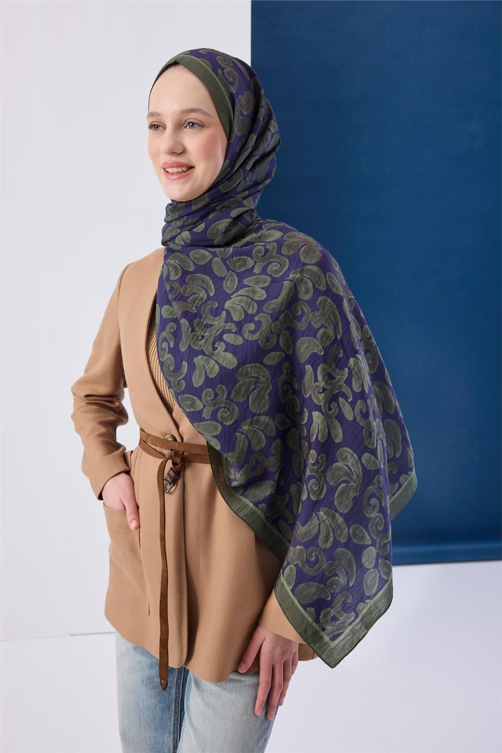 Urban Hours Barok Desen Funda  Mayda Şal 190*70