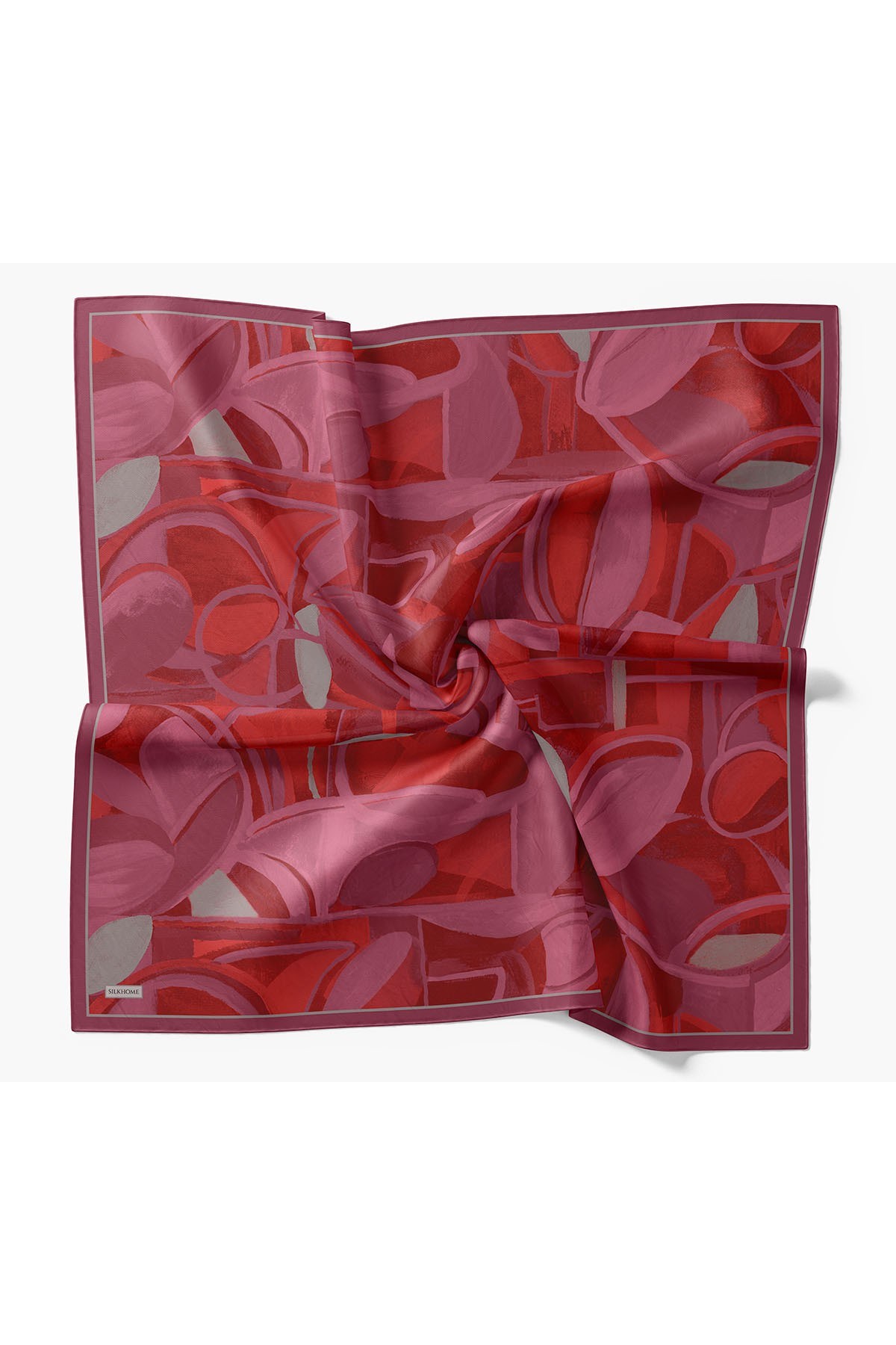 Velora Eşarp Abstract Fuşya