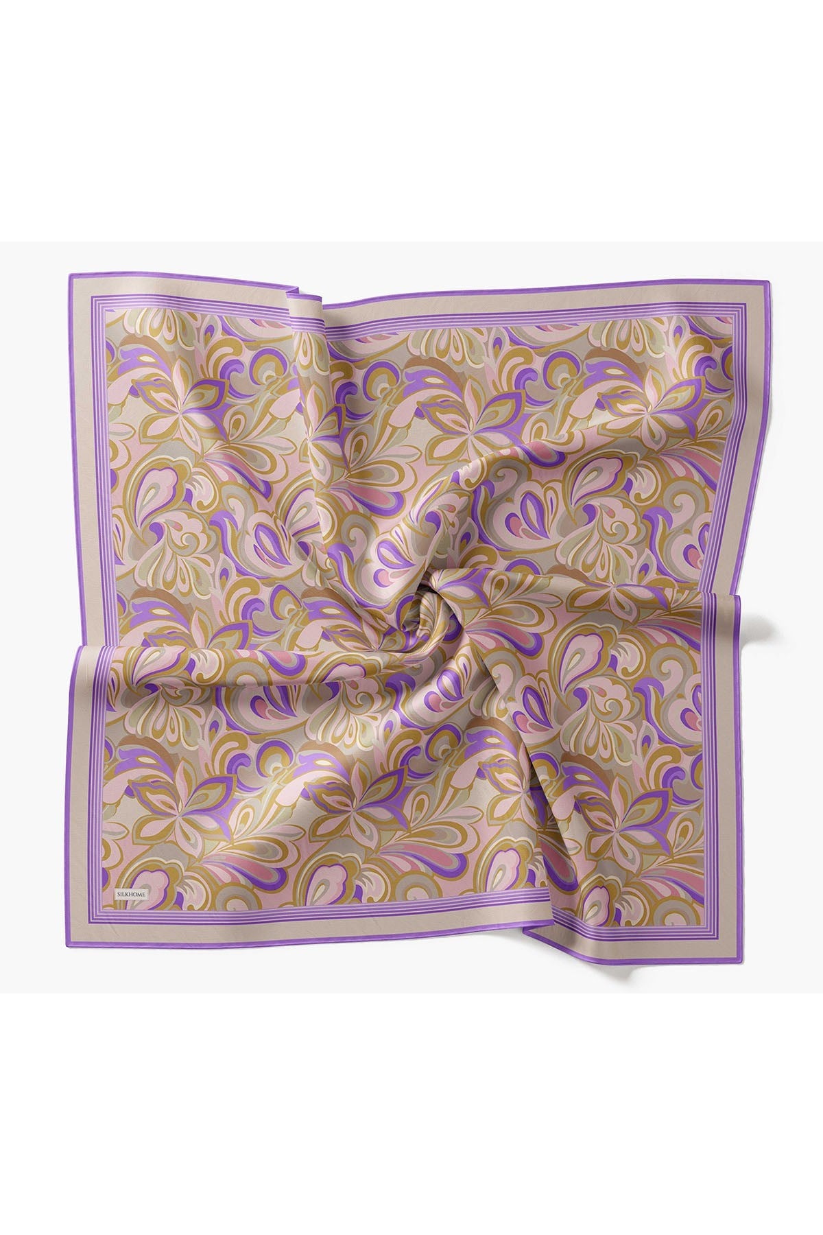 Velora Eşarp Aura Floral Tozpembe