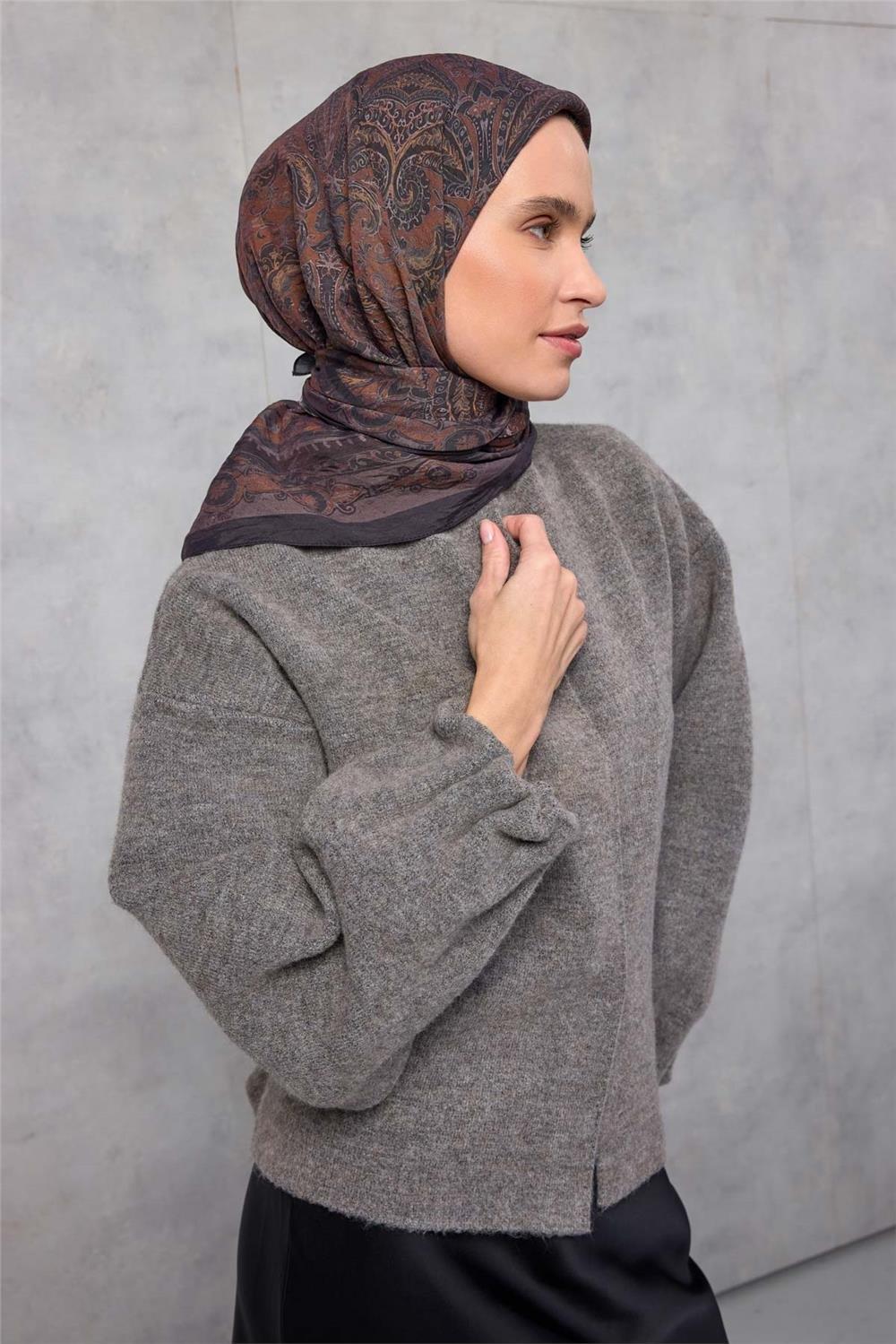 Viskon Velora Eşarp Dört Mevsim 90x90