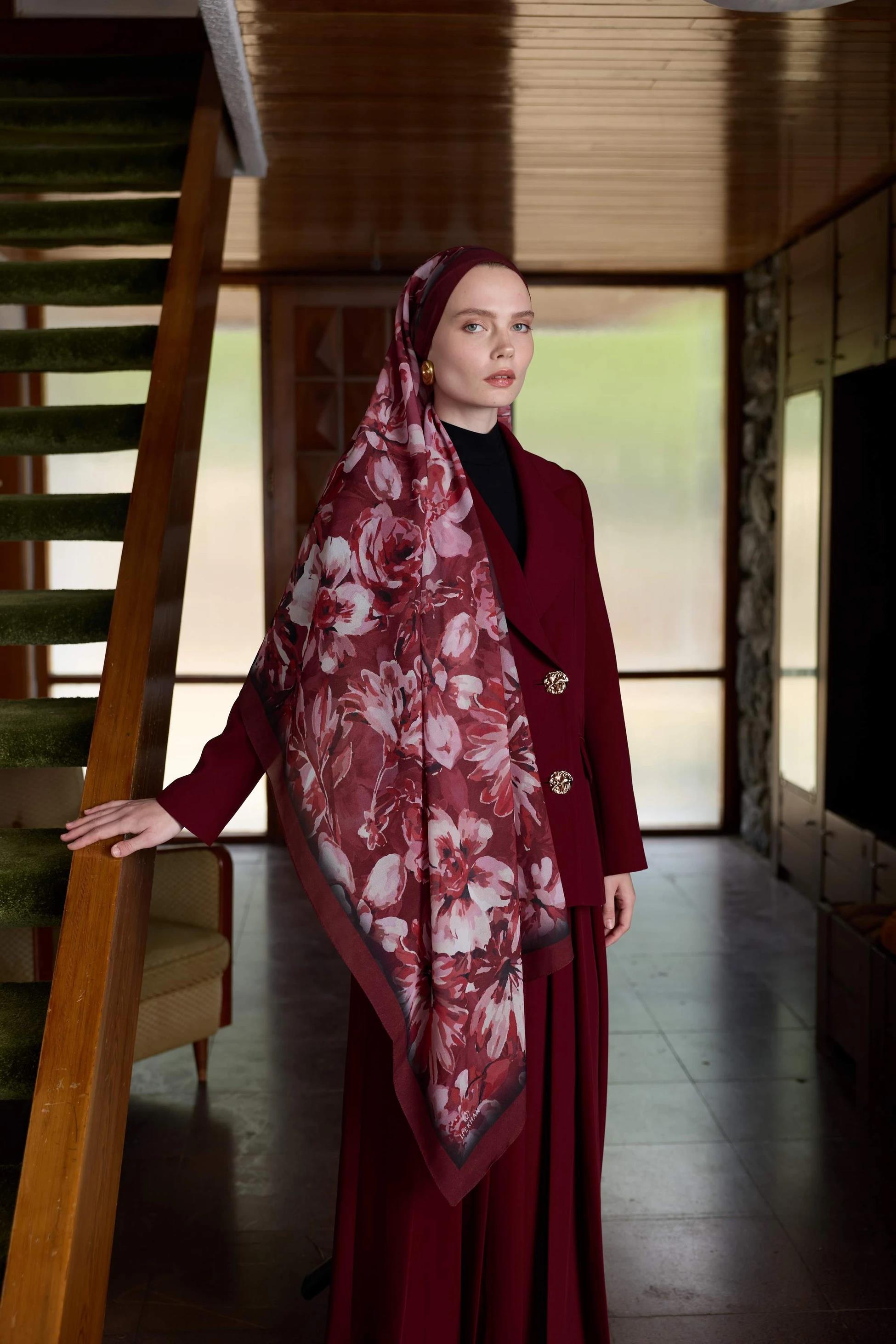 Winter Bloom Qupra Şal 30001