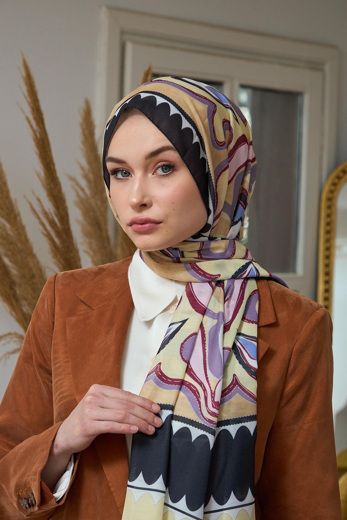 Yaz Işıltısı Koleksiyonu Soft Şal Açık Sarı Şeftali 3045-15