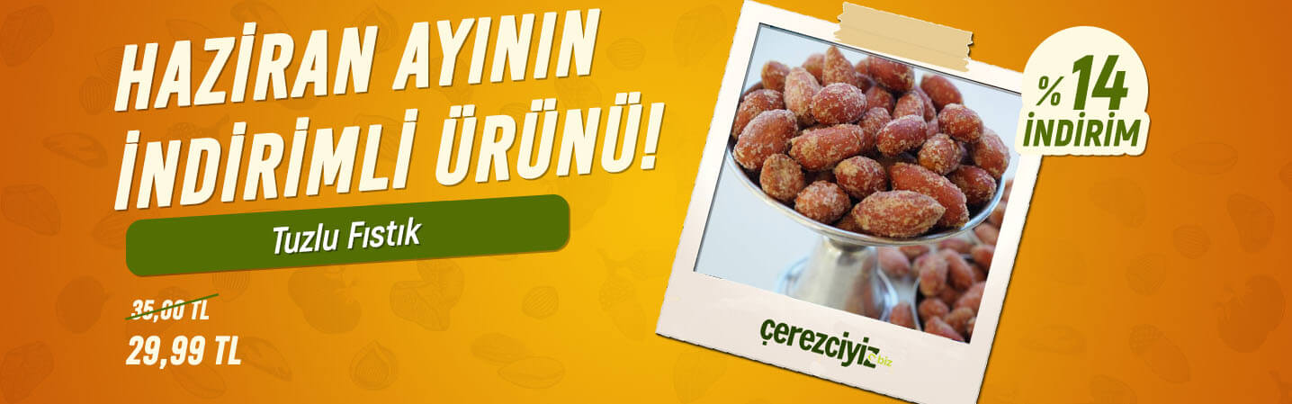 tuzlu fıstık haziran