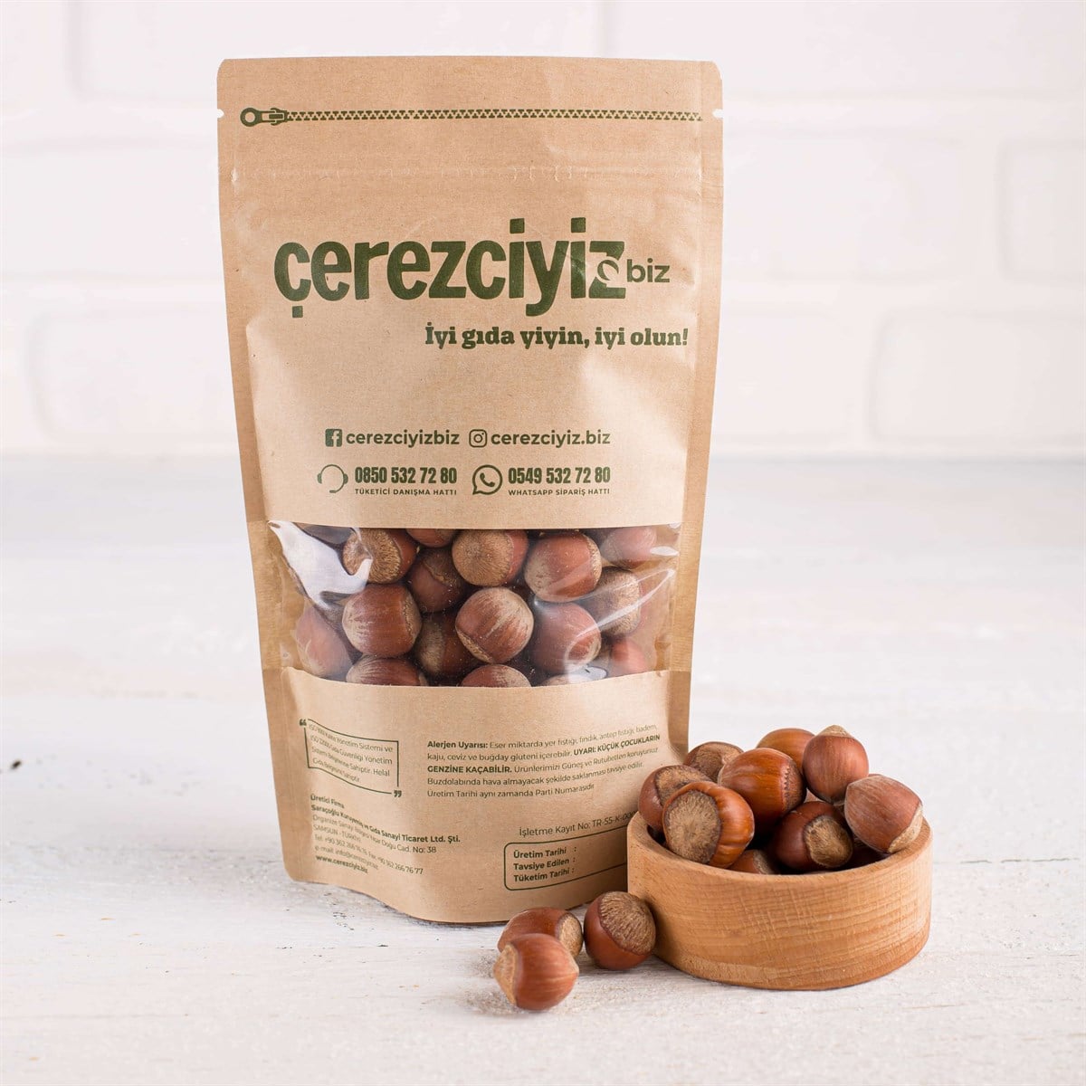 Çiğ Kabuklu Fındık