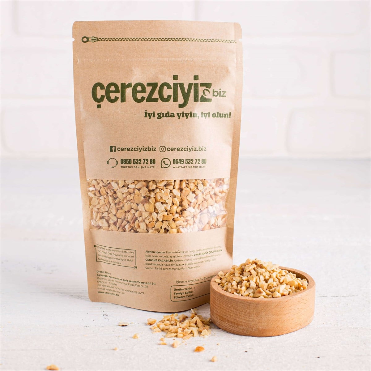 Kıyılmış Fındık