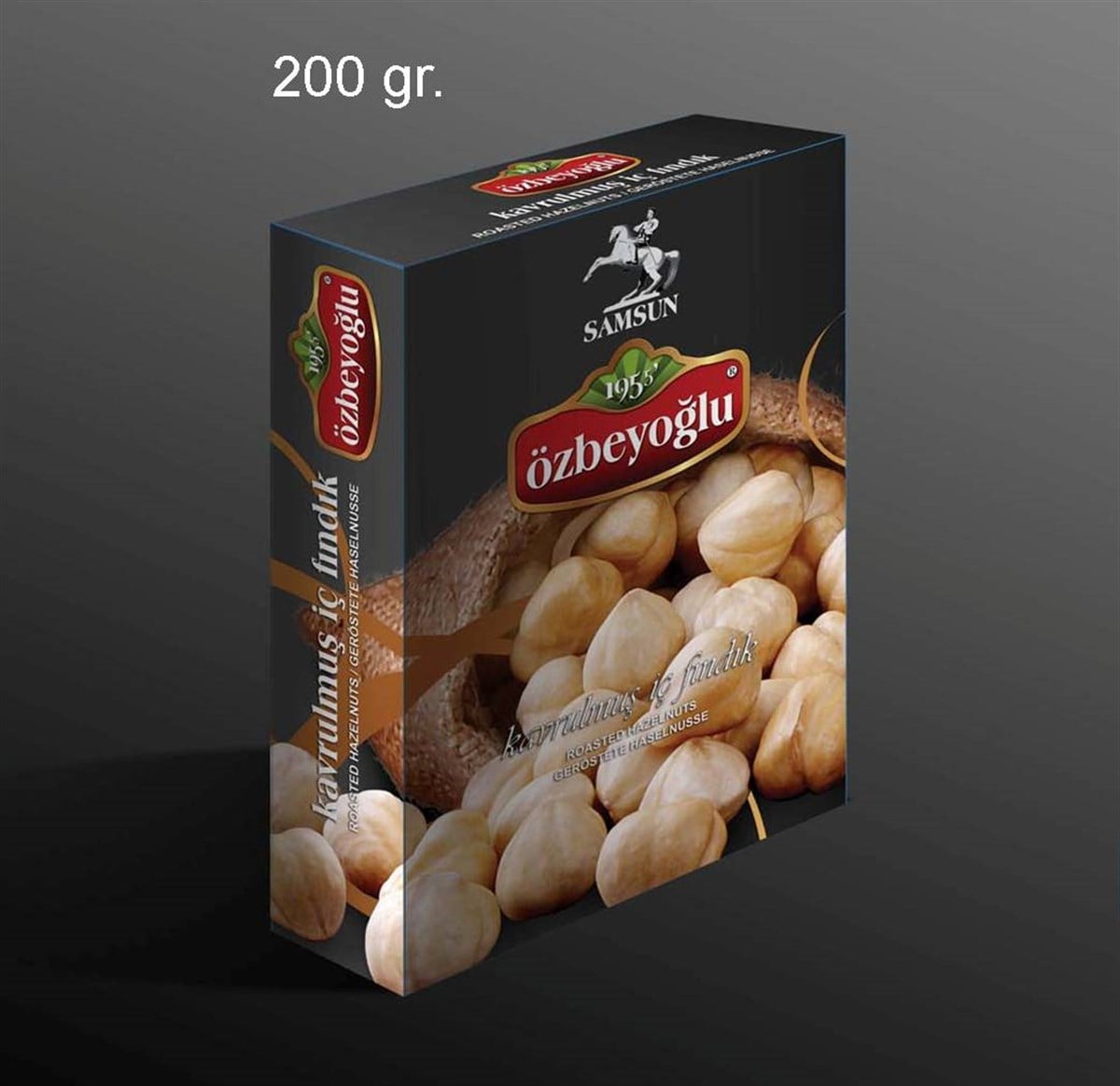 Vakumlu Kutuda Çifte Kavrulmuş Giresun Fındık (200gr/ad)