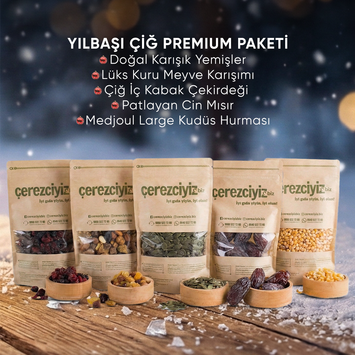 YILBAŞI ÇİĞ PREMIUM PAKETİ