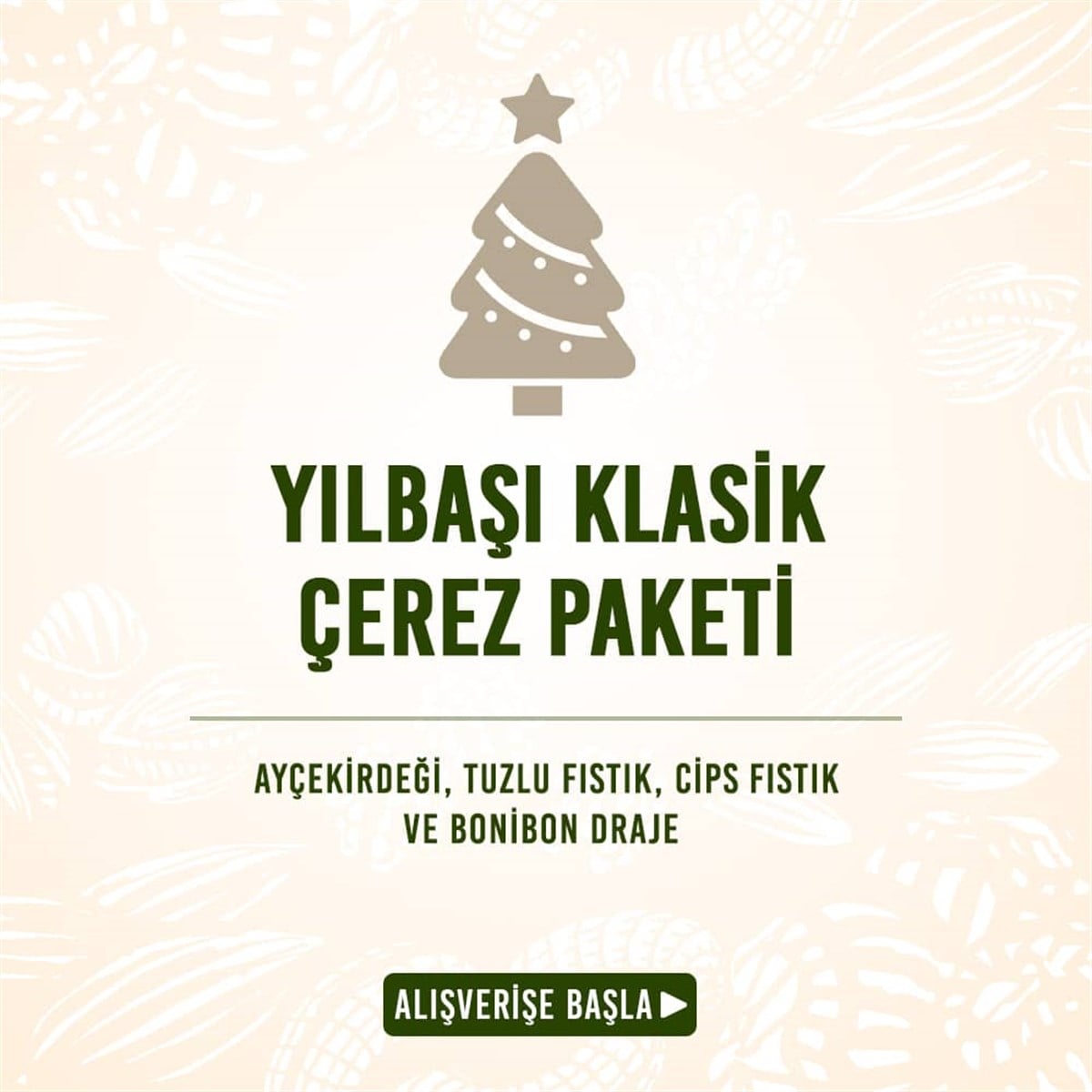 Yılbaşı Klasik Çerez Paketi (4 Kg/Ad) (Kg Fiyatı: 27,54 TL)