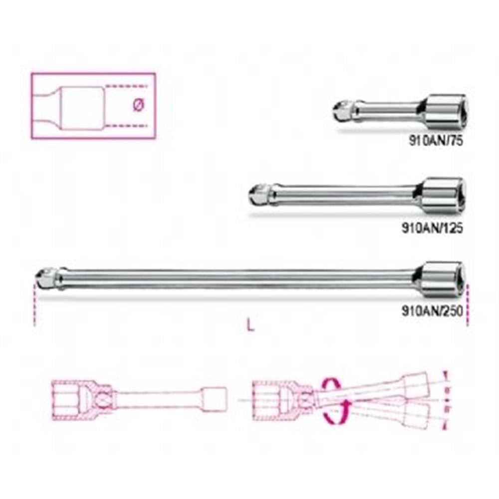 Mafsallı Uzatma 910AN/75