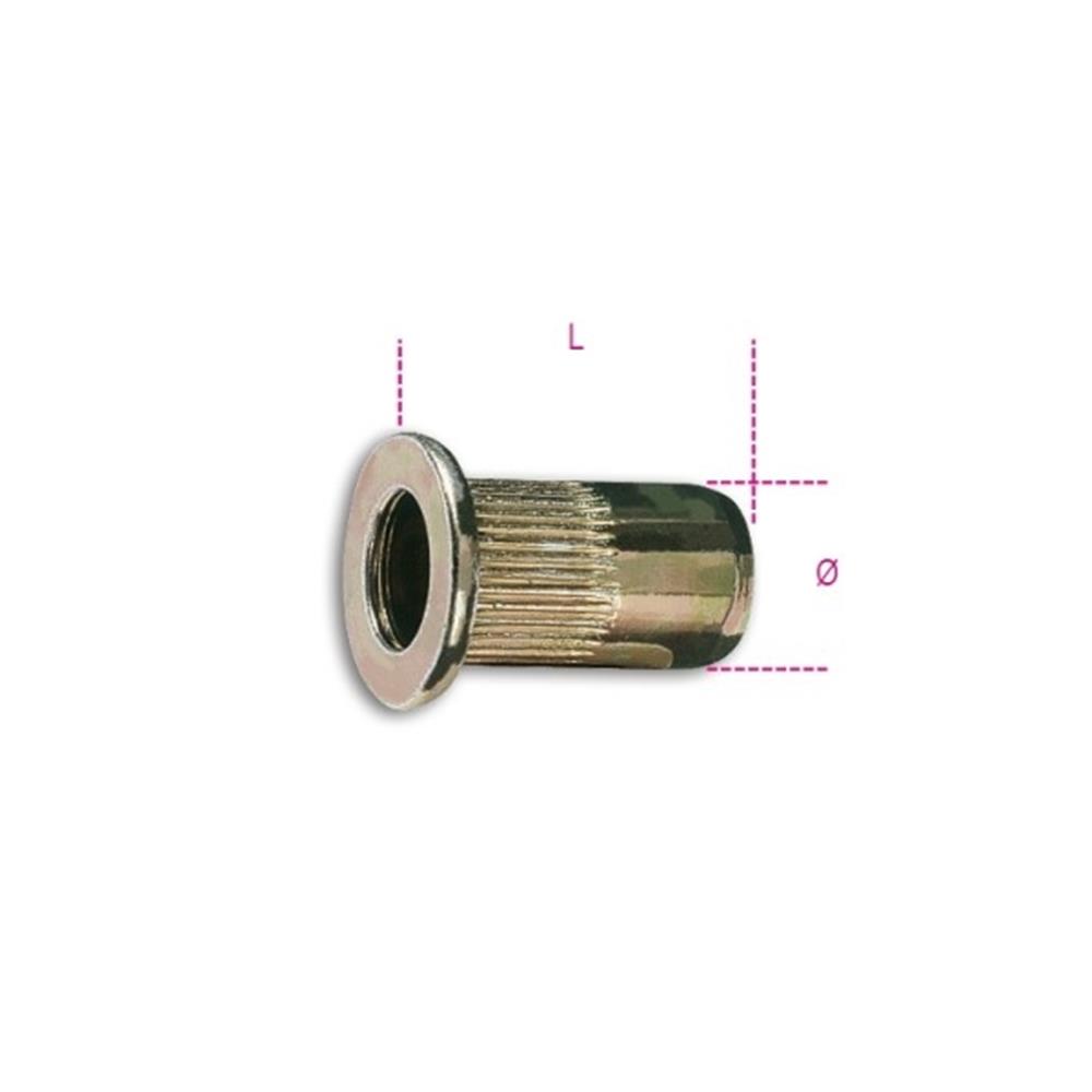 Somun Perçin 10`lu  1742R-A M8