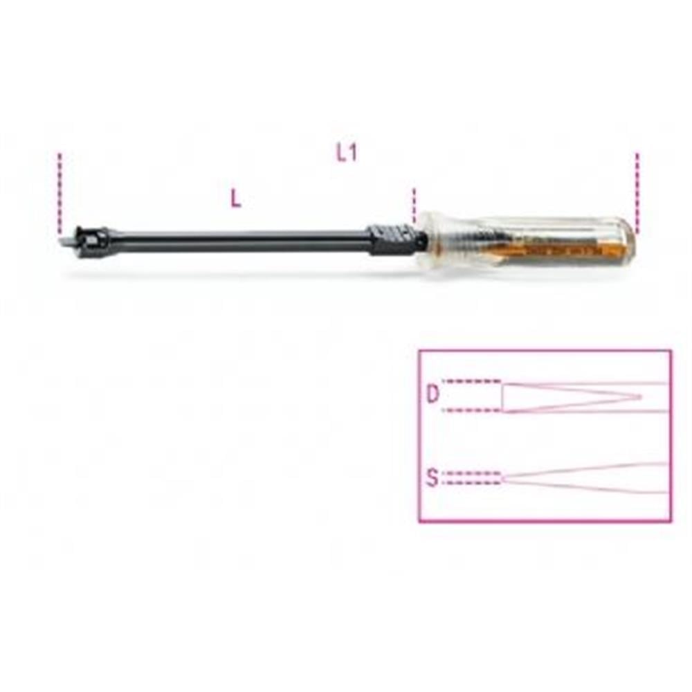 Vida Kavramalı Düz Tornavida 1250 5x150 